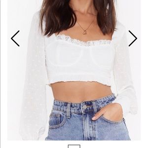Beautiful brand new Nasty Gal top in US size 6